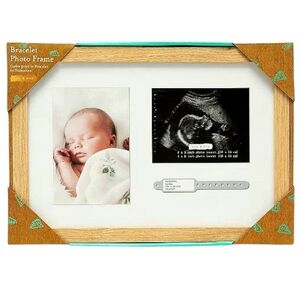 Kate & Milo Bracelet ID and Sonogram Photo Frame NIB